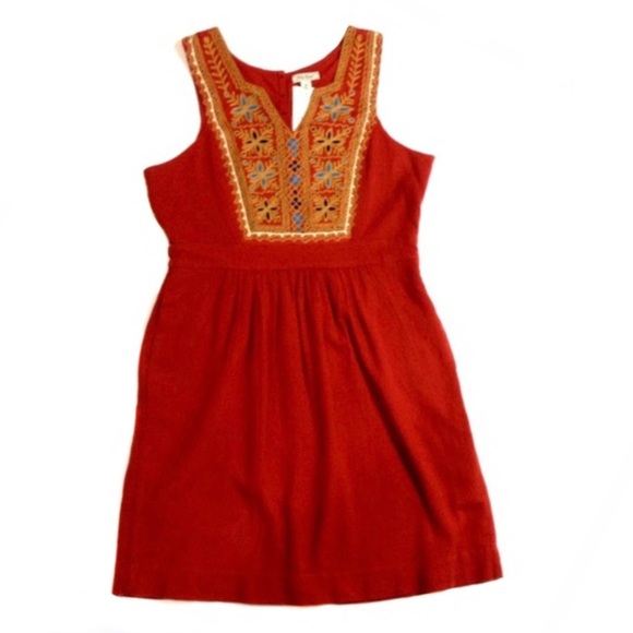Lucky Brand Dresses & Skirts - Lucky Brand sleeveless jumper with embroidery